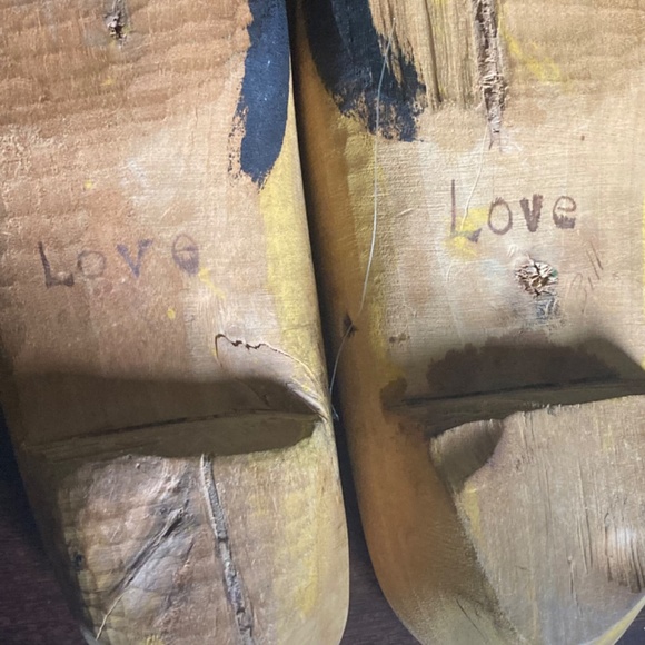 Vintage/Antique Wooden Carved Shoes, Belgium 1944 - Picture 6 of 11